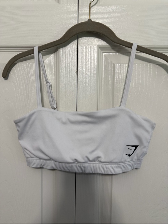 Gymshark Other - Gymshark Strappy Bandeau Sports Bra Top in White‎ GUC